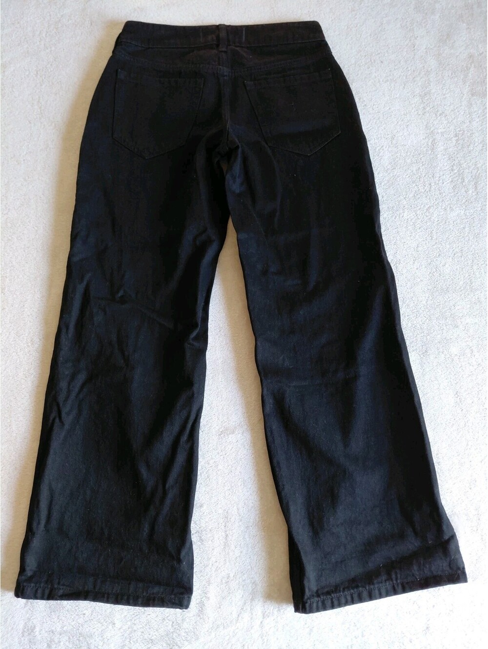 Hollister Womens Low Rise Baggy Jeans Short Size 0 W25 Black Wash Denim - Picture 6 of 9